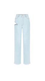 CUTOUT JEANS light blue