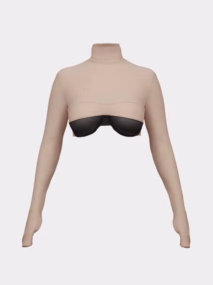 TOP BRA BEIGE