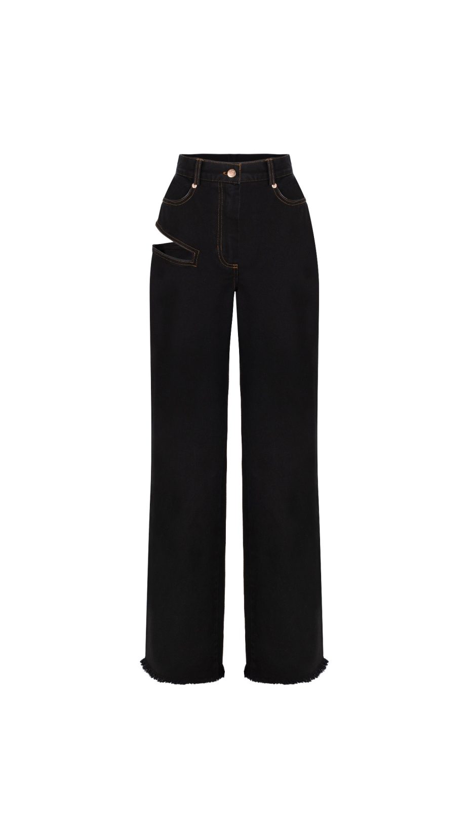 CUTOUT JEANS black