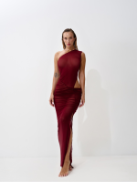 RESORT DRESS BORDO - Зображення 3