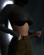 TOP BRA KHAKI - Зображення 3