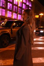 Wool-Cashmere Coat Dark Brown - Зображення 3