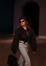 Suede Bomber Jacket Black - Зображення 4