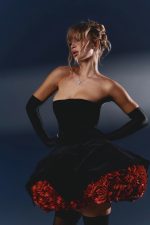 Corset Mini Dress with Roses - Зображення 6